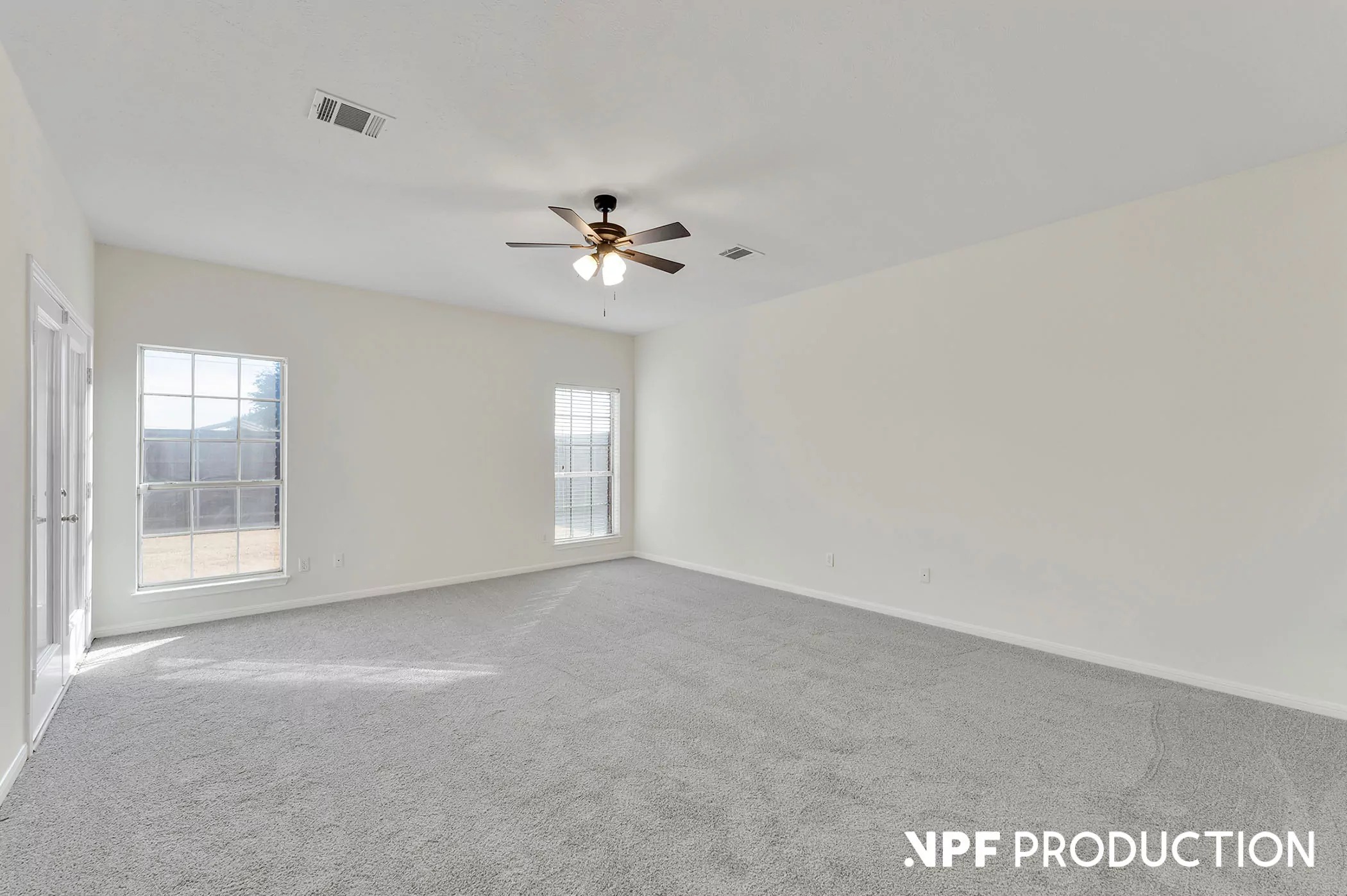 Master Bedroom virtual staging before and after